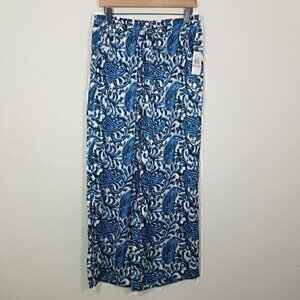 NWT Michael Kors Wide Leg Print Pants Size 10